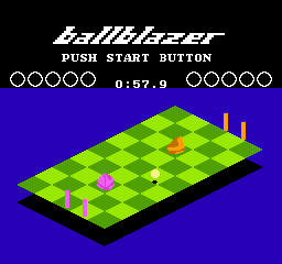 Ballblazer title screen for Famicom